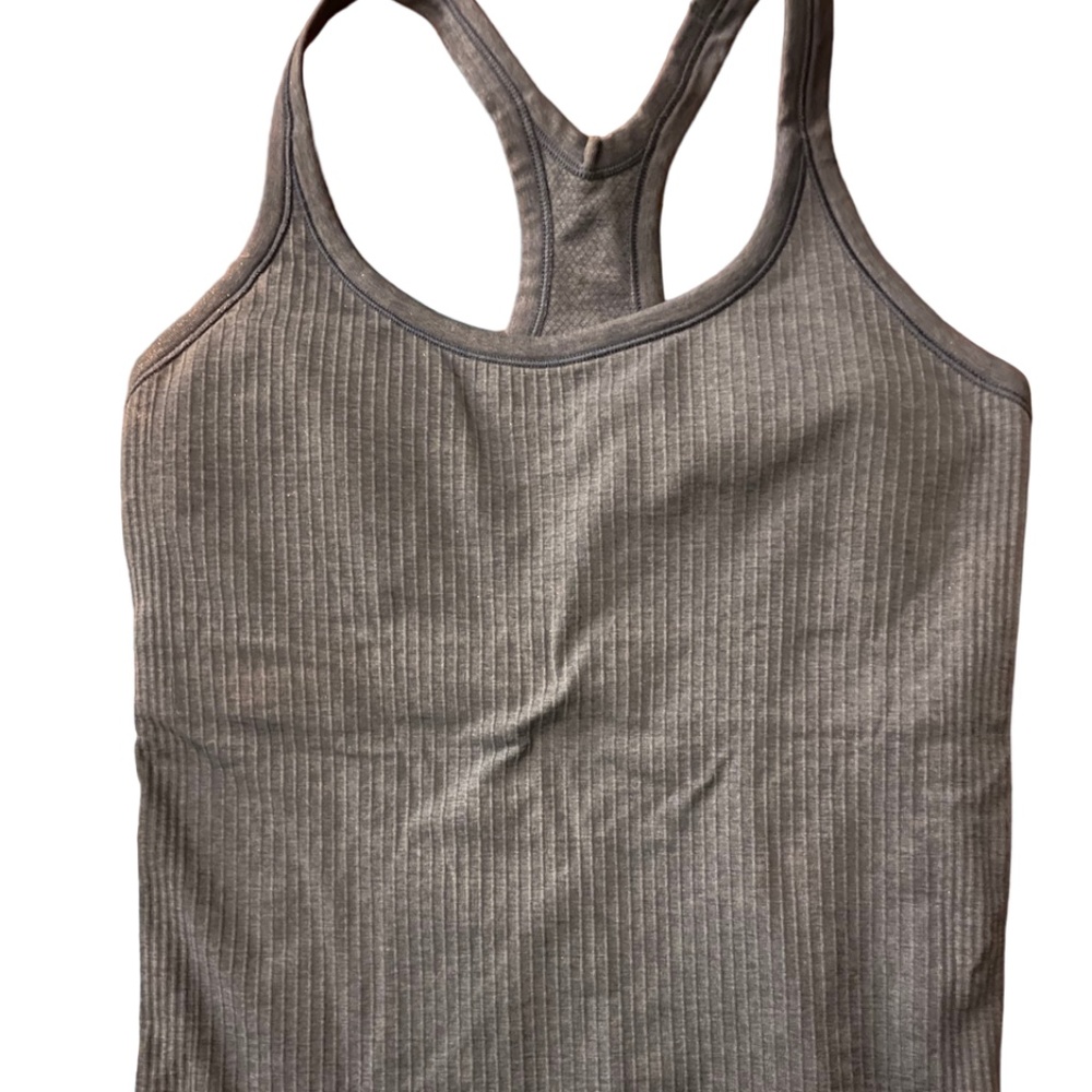 Lululemon Women’s Blue Built In Bra Sleeveless Athletic Racerback Yoga Tank Top